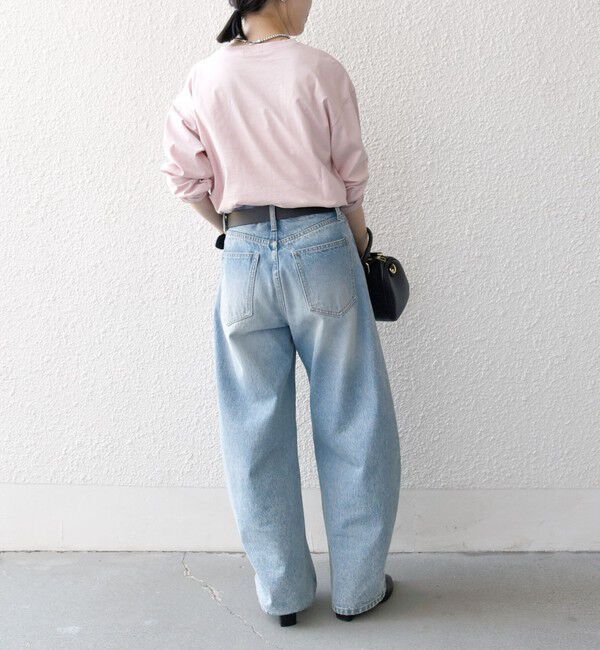 SHIPS any「【SHIPS any別注】MONMIMI:〈洗濯機可能〉ロゴ プリント ロンTEE 25SS」|Tシャツ・カットソー|