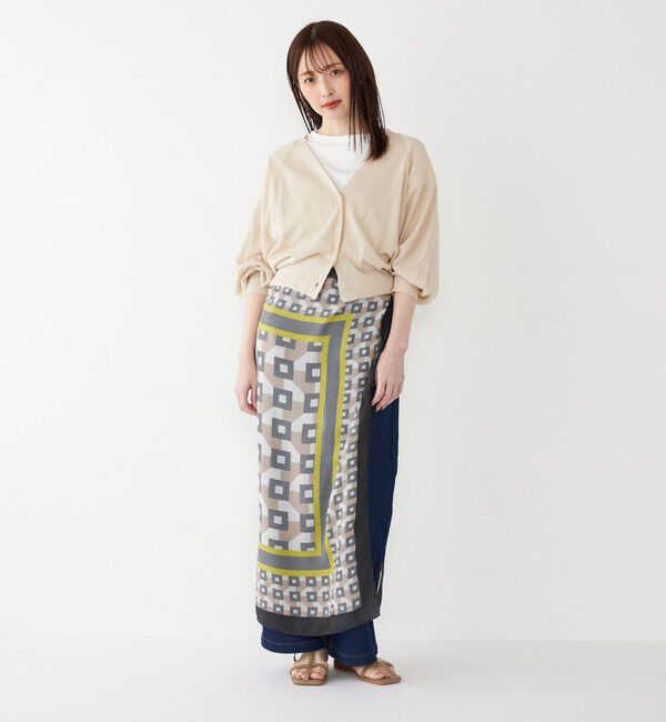 SHIPS Colors 「SUBLIME:パターン ビッグ スカーフ」|バンダナ・スカーフ|