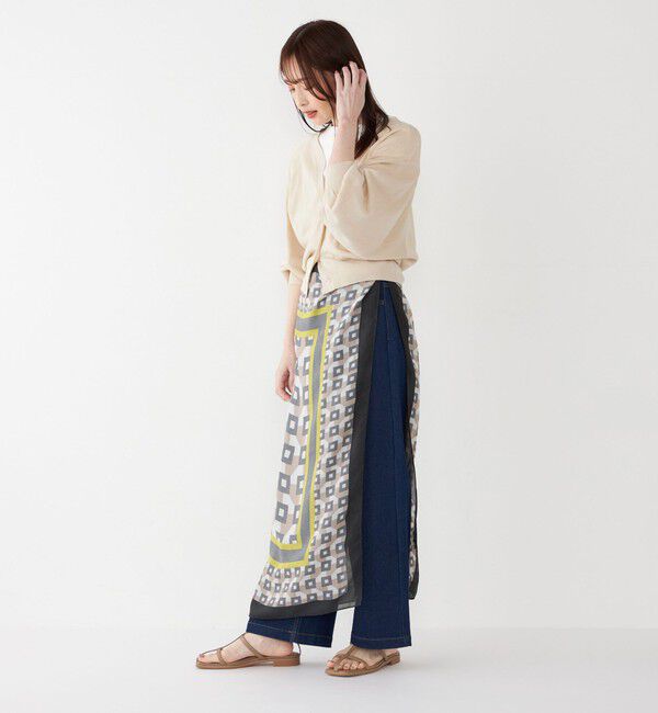 SHIPS Colors 「SUBLIME:パターン ビッグ スカーフ」|バンダナ・スカーフ|