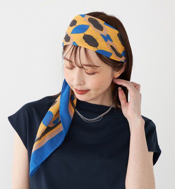 SHIPS Colors 「SUBLIME:パターン ビッグ スカーフ」|バンダナ・スカーフ|