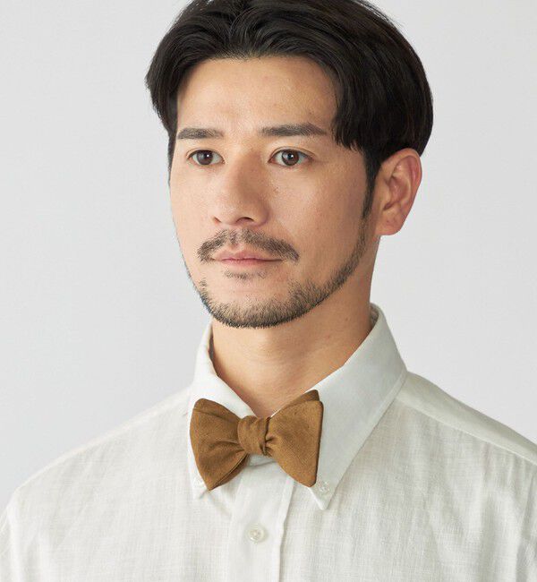 SHIPS「Stefanobigi: リネン ソリッド ボウタイ」|ネクタイ・蝶ネクタイ|キャメル