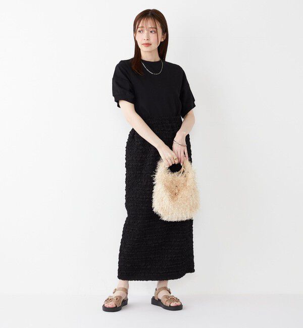 SHIPS Colors 「SHIPS Colors:〈洗濯機可能〉ミニ裏毛 デザインスリーブ トップス」|Tシャツ・カットソー|