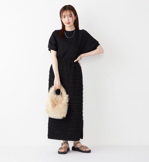 SHIPS Colors 「SHIPS Colors:〈洗濯機可能〉ミニ裏毛 デザインスリーブ トップス」|Tシャツ・カットソー|