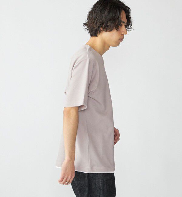 SHIPS「SHIPS: キー ネック フェイクレイヤード Tシャツ」|Tシャツ・カットソー|