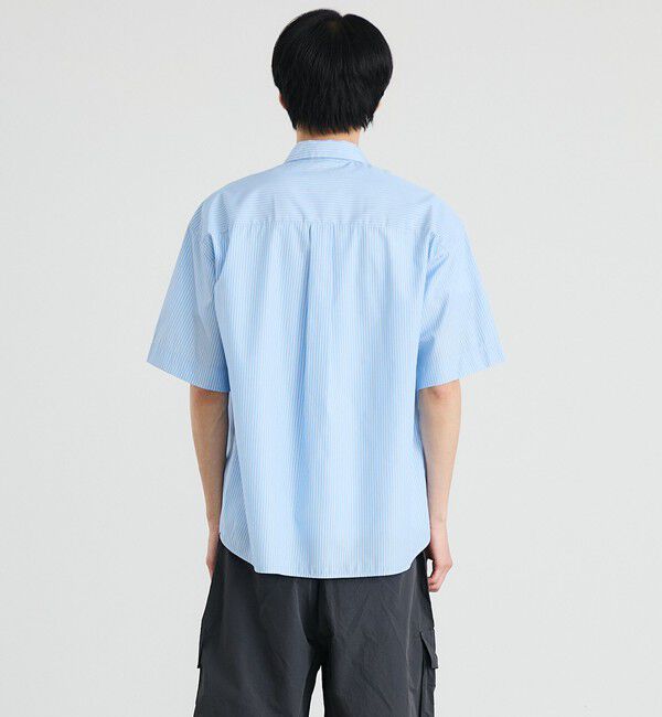 SHIPS「City Ambient Products: レギュラーカラー ブロード オーバー シャツ (半袖)」|シャツ・ブラウス|