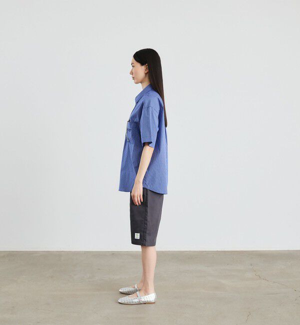 SHIPS「City Ambient Products: レギュラーカラー ブロード オーバー シャツ (半袖)」|シャツ・ブラウス|