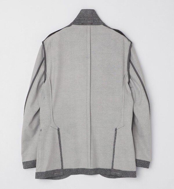 SHIPS「SHIPS: ジャージー ハウンドトゥース プリント ライト ジャケット」|テーラードジャケット|