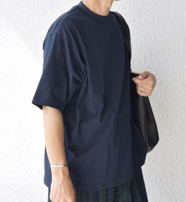 SHIPS any「SHIPS any: JAPAN MADE ハイゲージ コットン リラックス リブネック Tシャツ◇」|Tシャツ・カットソー|