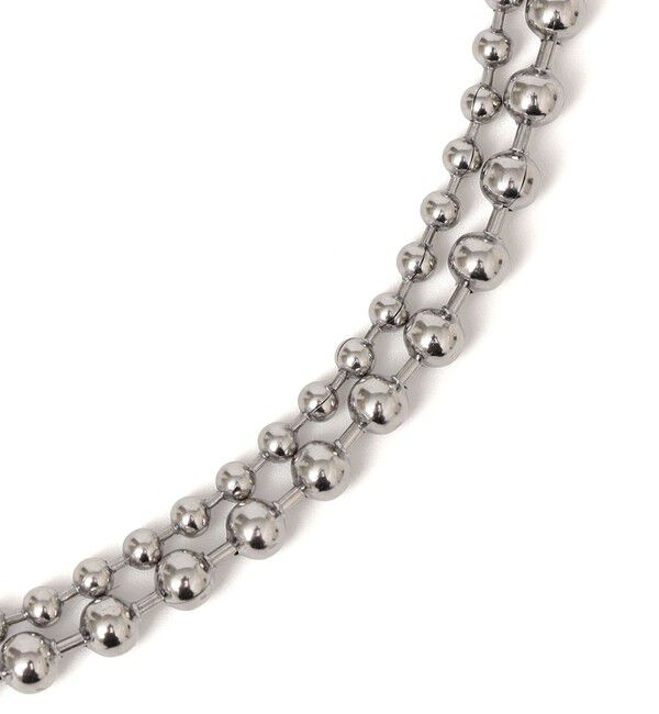 SHIPS for women「ステンレス ボール チェーン ロング ネックレス 140cm」|ネックレス|