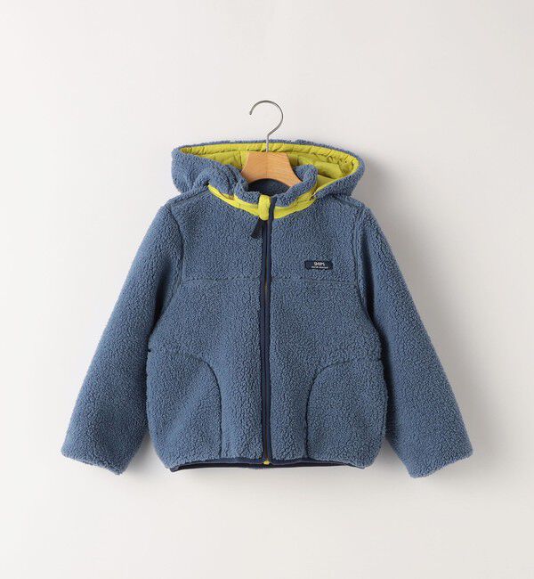 SHIPS KIDS「SHIPS KIDS:100～130cm/〈洗濯機可能〉ボア リバーシブル ジャケット」|ブルゾン・スタジャン|