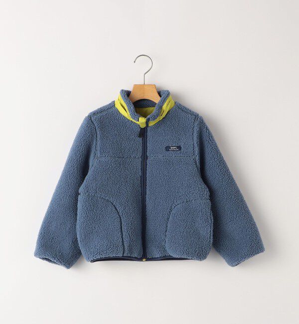 SHIPS KIDS「SHIPS KIDS:100～130cm/〈洗濯機可能〉ボア リバーシブル ジャケット」|ブルゾン・スタジャン|