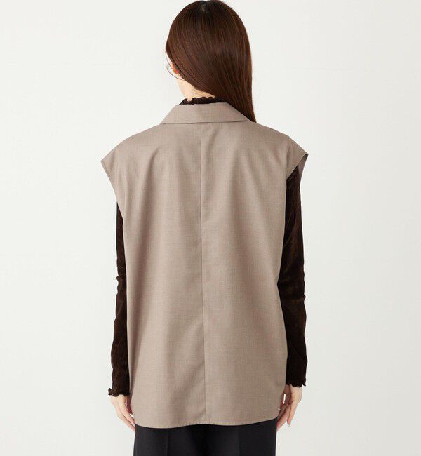 SHIPS Colors 「SHIPS Colors:〈手洗い可能〉TR スキッパー オーバー シャツ」|シャツ・ブラウス|