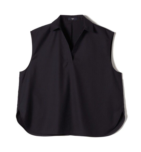 SHIPS Colors 「SHIPS Colors:〈手洗い可能〉TR スキッパー オーバー シャツ」|シャツ・ブラウス|ネイビー