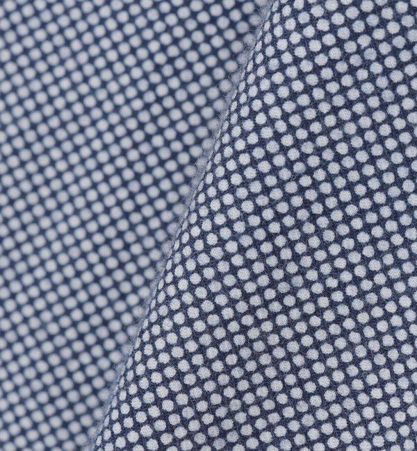 SHIPS Colors 「SHIPS Colors:コットン フランネル 小紋柄 プリント ワイドカラー シャツ」|シャツ・ブラウス|