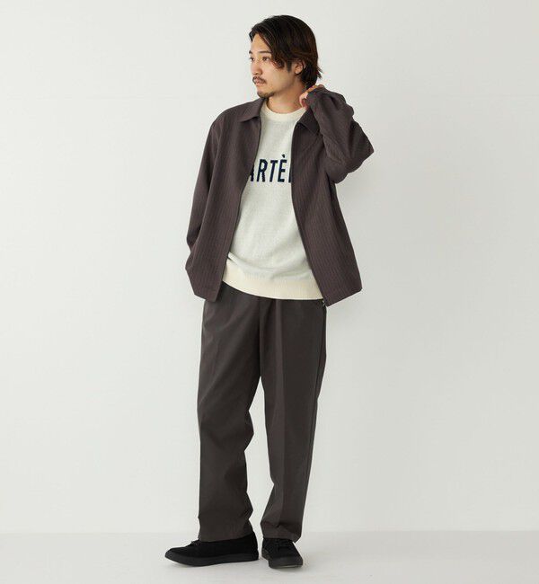 SHIPS Colors 「SHIPS Colors:〈手洗い可能〉モール ジャカード ロゴ ニット」|ニット・セーター|