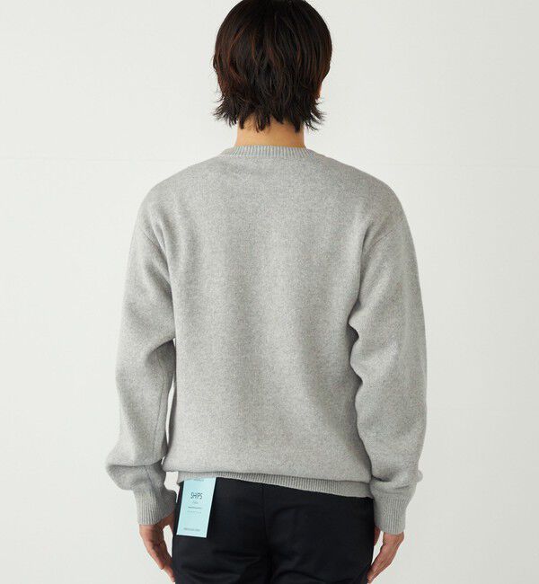 SHIPS Colors 「SHIPS Colors:〈手洗い可能〉モール ジャカード ロゴ ニット」|ニット・セーター|