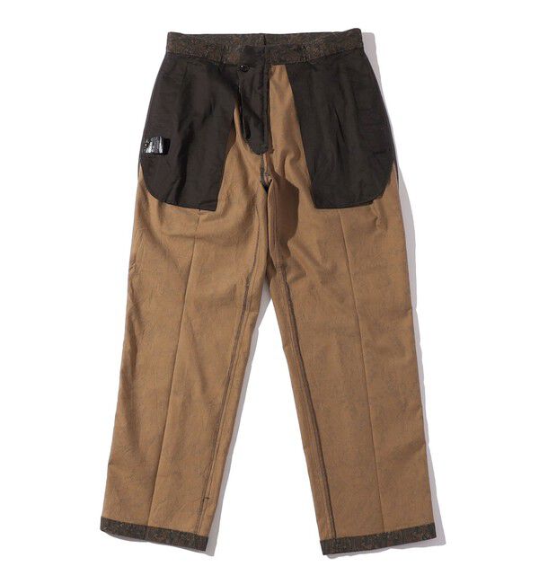 SHIPS「Southwick Gate Label:〈セットアップ対応〉プリント コーデュロイ スラックス」|スラックス|