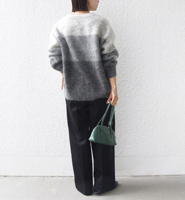 SHIPS for women「《一部追加予約》【WEB限定】〈手洗い可能〉モヘヤ混 グラデーション ニット プルオーバー」|ニット・セーター|