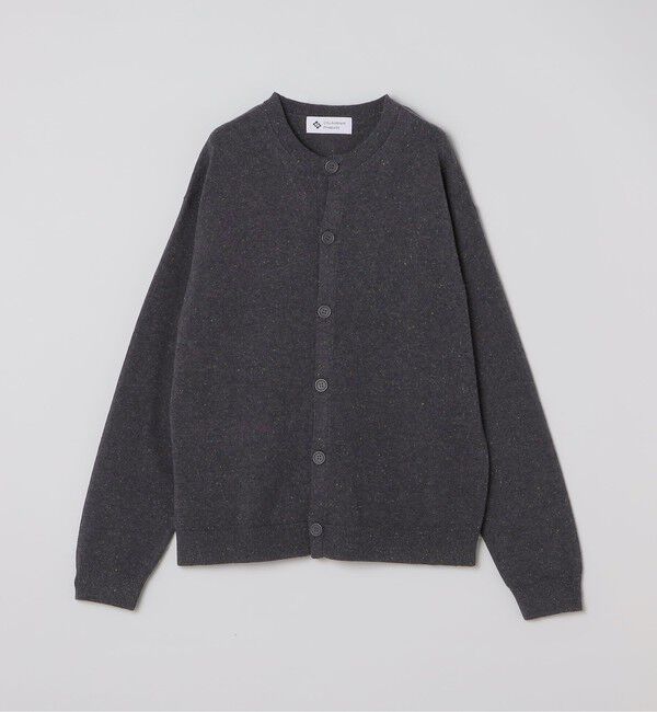 SHIPS「City Ambient Products: カラー ネップ クルーネック カーディガン」|カーディガン|ダークグレー