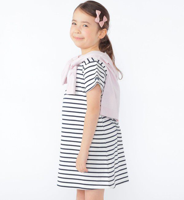 SHIPS KIDS「SHIPS KIDS:100～130cm / ボーダー ワンピース」|ワンピース|