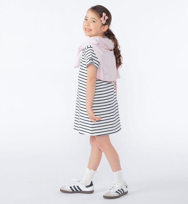 SHIPS KIDS「SHIPS KIDS:100～130cm / ボーダー ワンピース」|ワンピース|