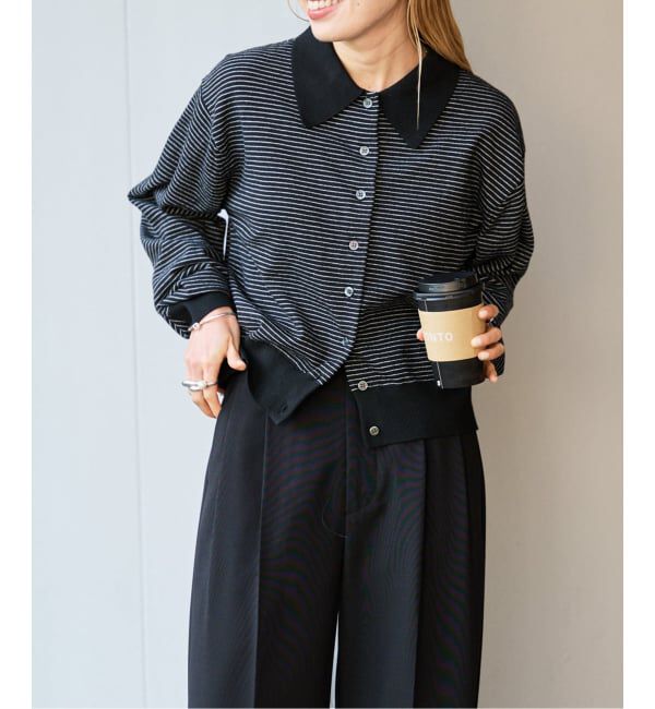 OUTDOOR PRODUCTS Usual Things「≪予約≫ポロシャツカーディガン」|カーディガン|ブラック