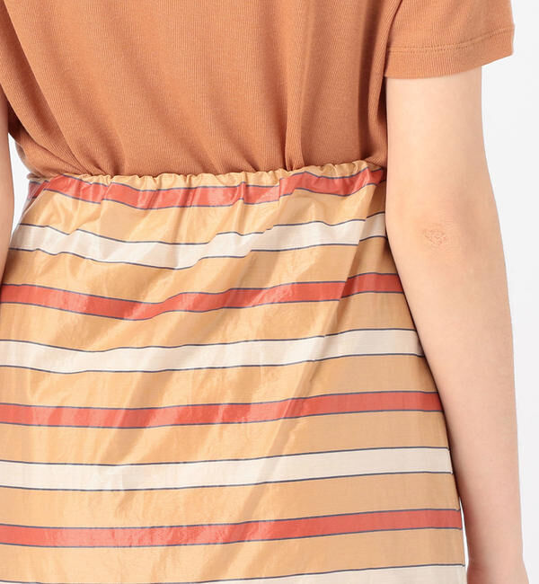 TOMORROWLAND BUYING WEAR「Rodebjer Amalthea コットンポリエステルタフタ ストライプロングスカート」|スカート|