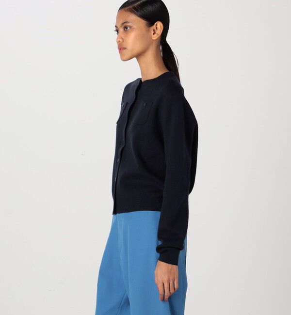 コットンカシミヤ クルーネックカーディガン（CABaN）｜ルミネの