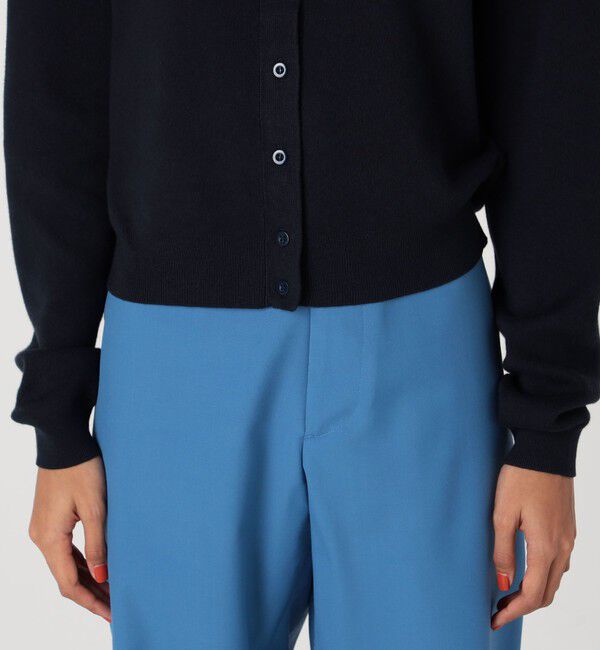 CABaN コットンカシミヤクルーネックカーディガン　ネイビー コットンカシミヤ クルーネックカーディガン | CABaN/キャバン | 三越