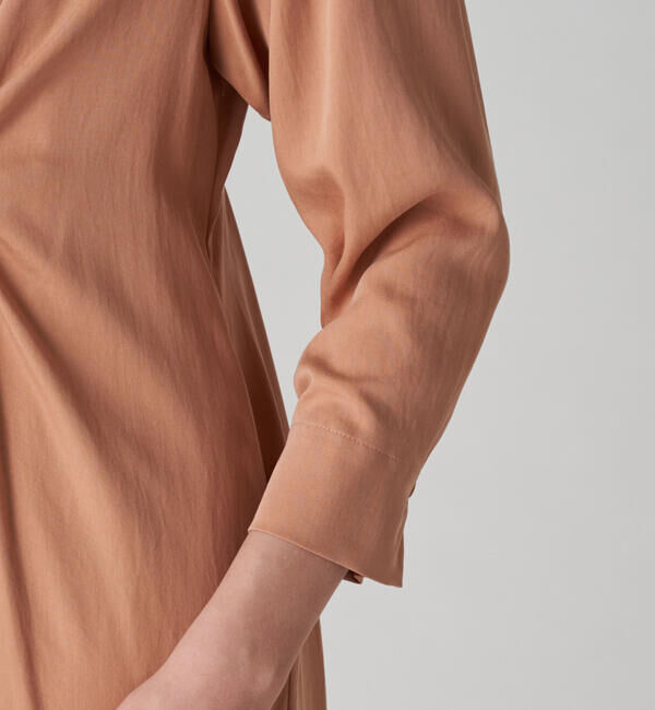 Ballsey「セルロースモールスキン フロントリボンワンピース」|ワンピース|