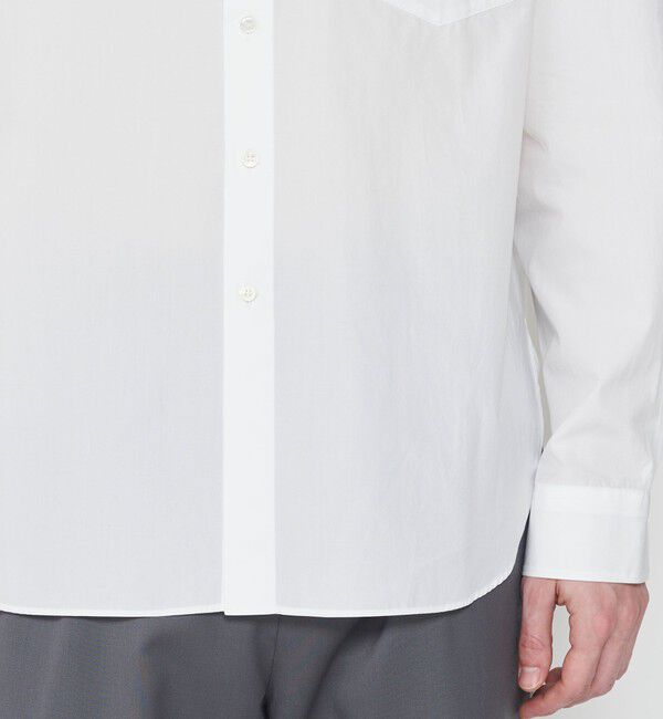 GALERIE VIE「コットンブロード スタンドカラーシャツ」|シャツ・ブラウス|