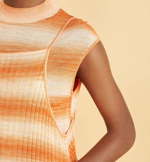 DES PRES「プリンテッドレーヨン キャミソールワンピース」|ワンピース|