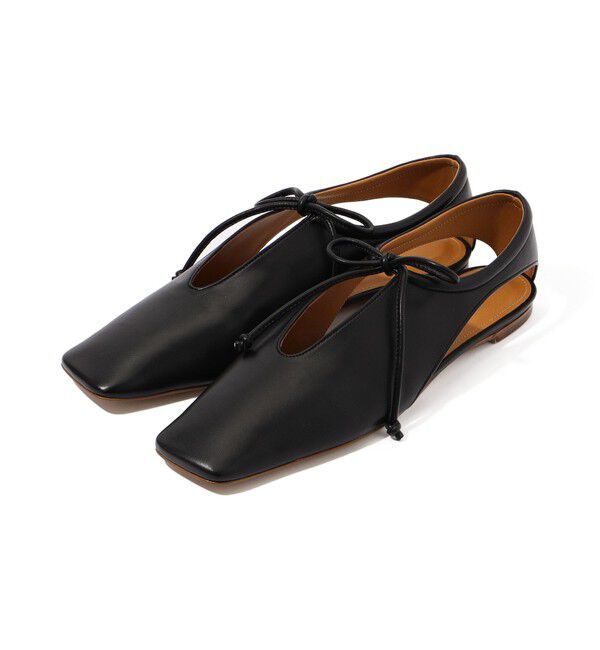 TOMORROWLAND GOODS「PIPPICHIC AMBER COCO 8 フラットシューズ」|バレエシューズ|19 ブラック