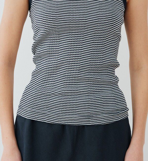 GALERIE VIE「コットンランダムリブ アメリカンスリーブタンクトップ」|タンクトップ|