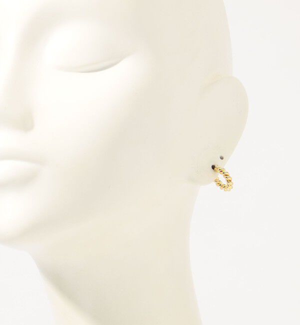 TOMORROWLAND GOODS「LAURA LOMBARDI MINI TWIST HOOPS ピアス」|ピアス|