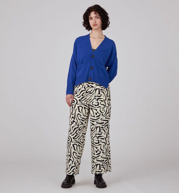 MACPHEE「ゼブラプリント イージーストレートパンツ」|その他|