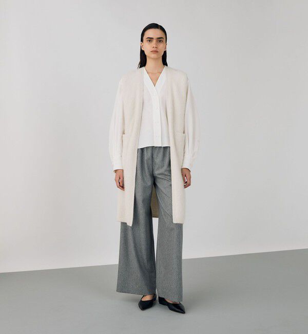 DES PRES「フォックスカシミヤ ロングジレ」|ベスト・ジレ|