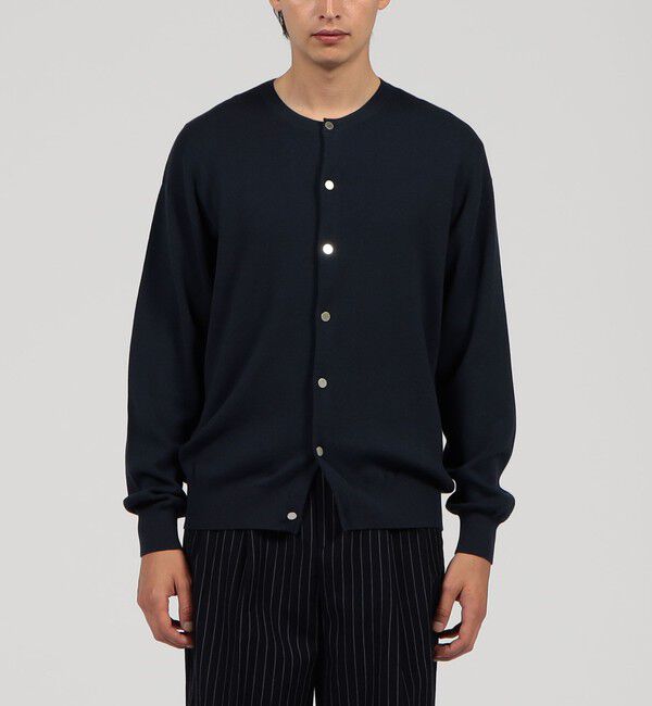 TOMORROWLAND MENS「TOMORROWLAND tricot コットンカシミヤ クルーネックカーディガン」|カーディガン|