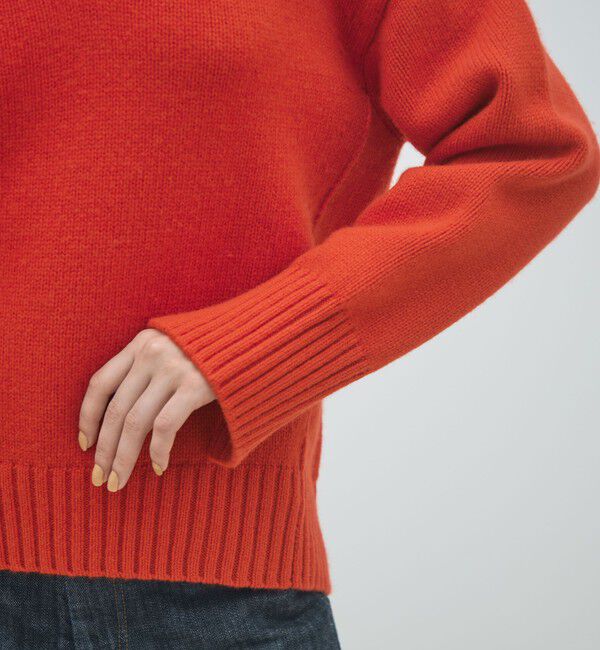 MACPHEE「ラムカシミヤ Vネックプルオーバー」|ニット・セーター|