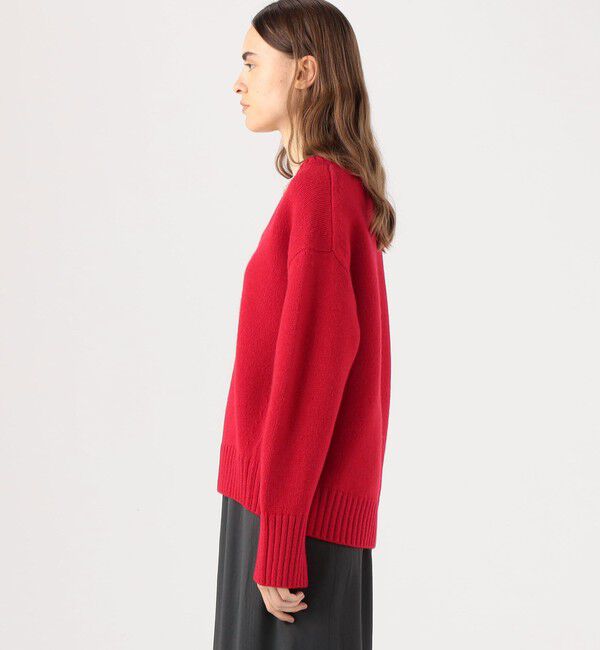 MACPHEE「ラムカシミヤ Vネックプルオーバー」|ニット・セーター|