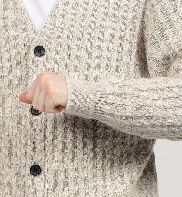 TOMORROWLAND MENS「TOMORROWLAND tricot アルパカポリエステル Vネックカーディガン」|カーディガン|