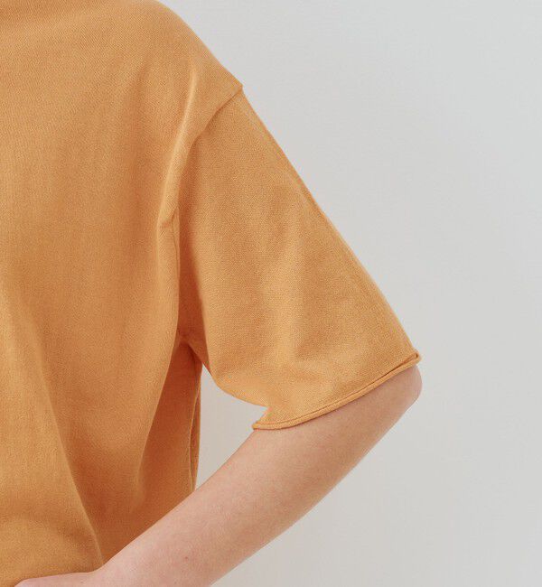 GALERIE VIE「クレープコットン ハーフスリーブプルオーバー」|ニット・セーター|