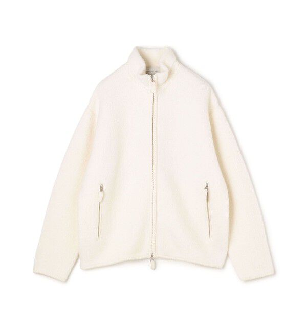 TOMORROWLAND MENS「TOMORROWLAND Tricot ウールカシミヤ パイルニット ジップアップブルゾン」|ニット・セーター|11 ホワイト