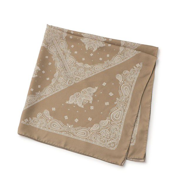 TOMORROWLAND GOODS「AENEIS MINIMAL BANDANA スカーフ」|バンダナ・スカーフ|44 ベージュ系