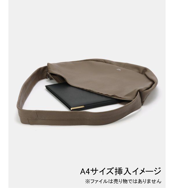  「【blancle/ ブランクレ】S.LETHER Semi circle half shoulder」|ショルダー・メッセンジャー|