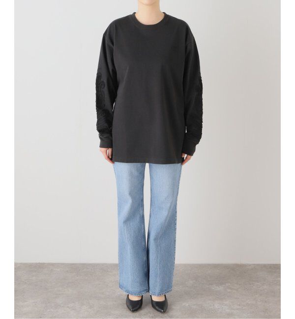  「【OFFTHECUFF/オフザカフ】SLEEVE EMB L/S Tシャツ：カットソー」|Tシャツ・カットソー|