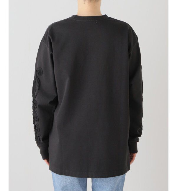  「【OFFTHECUFF/オフザカフ】SLEEVE EMB L/S Tシャツ：カットソー」|Tシャツ・カットソー|