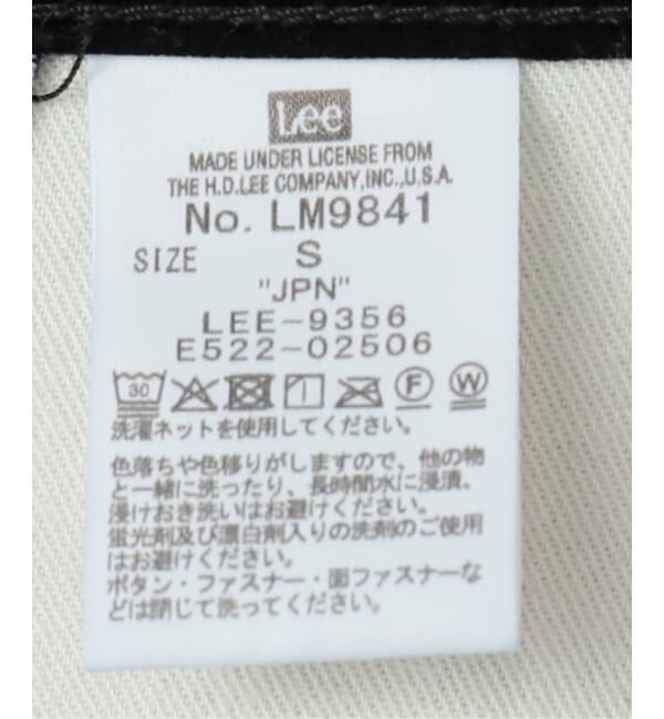  「LEE TUCK RIDER JEAN LM9841：デニムパンツ」|デニム|