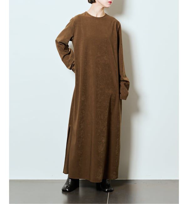  「《追加》VELVET LEAN KAFTAN DRESS：ワンピース」|ワンピース|ブラウン