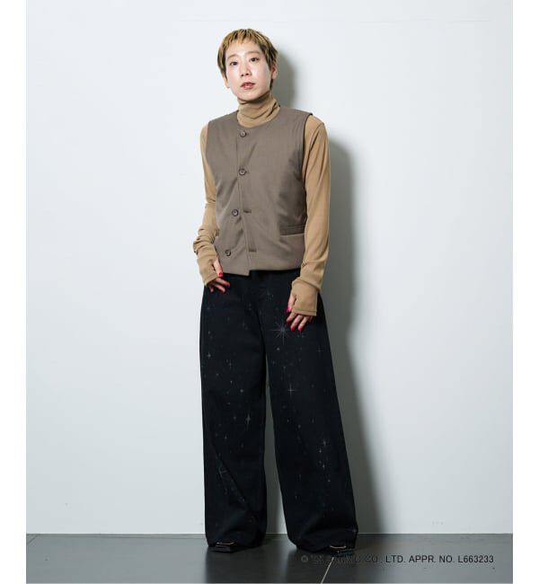  「SANRIO CHARACTERS&times;MASU 別注 BAGGY デニムパンツ」|デニム|